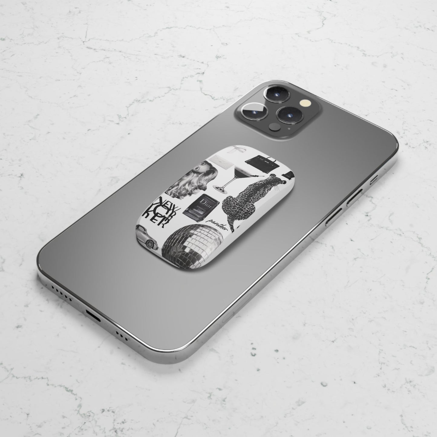 Glamour New York Bling Phone Click-On Grip.