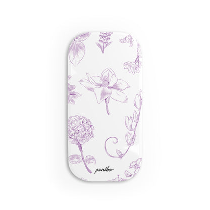Lavender Botanica Phone Click-On Grip.