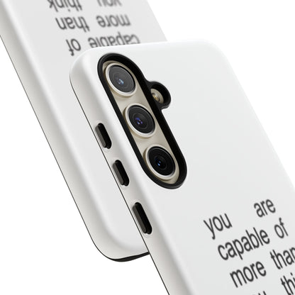 You Are Capable Of More Than You Think