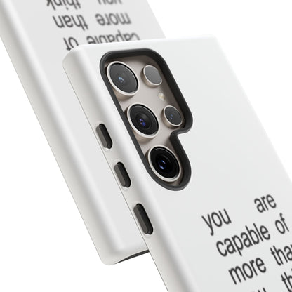 You Are Capable Of More Than You Think