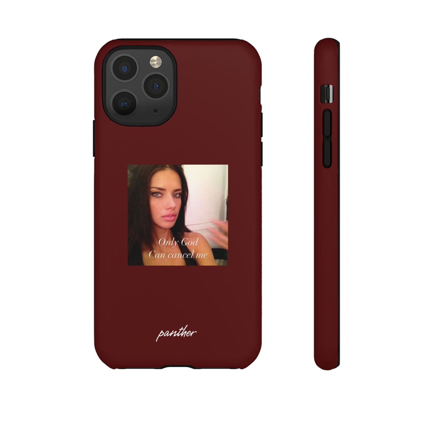 "Only God Can Cancel Me" (Red).