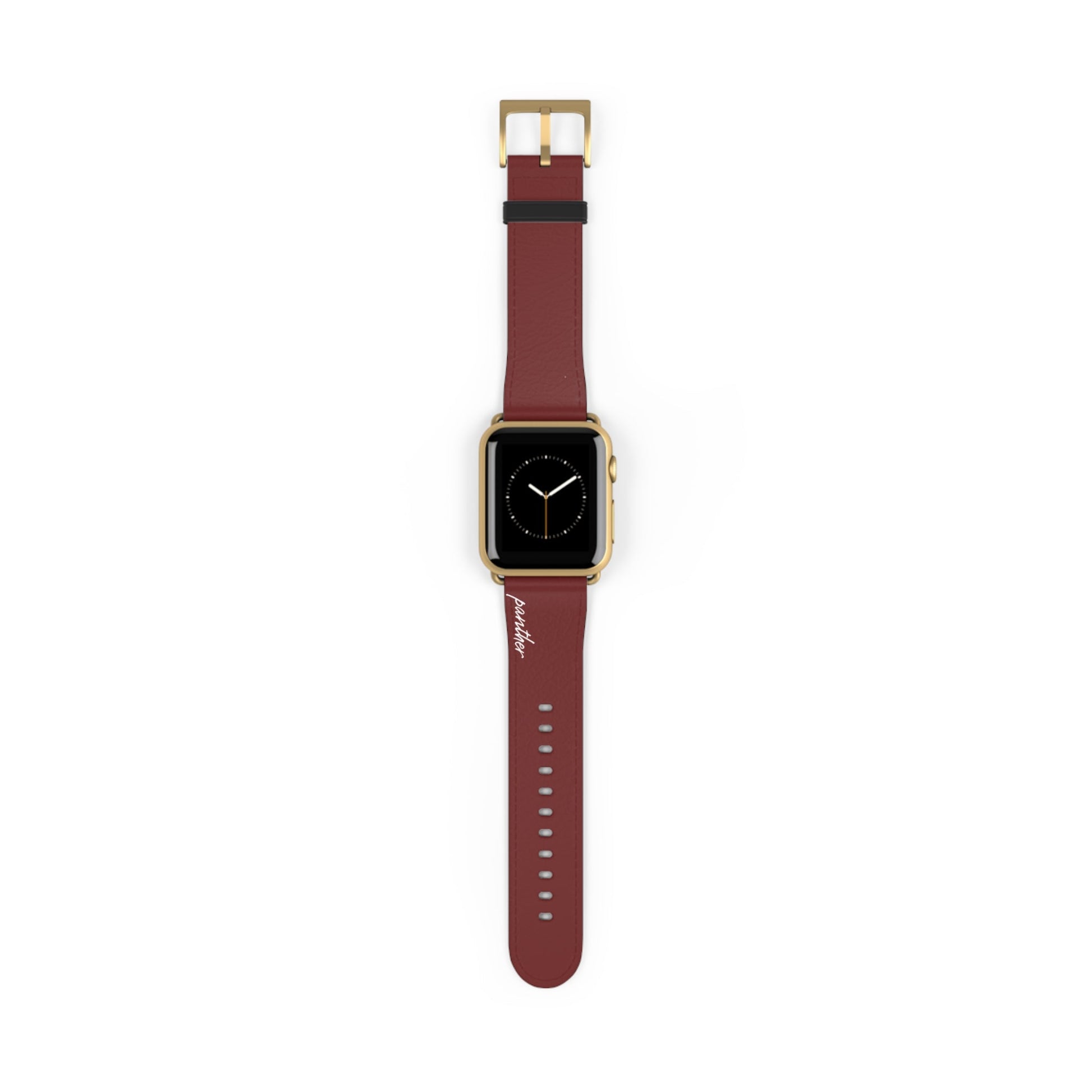 Burgundy AppleWatch Band.