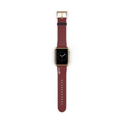 Burgundy AppleWatch Band.