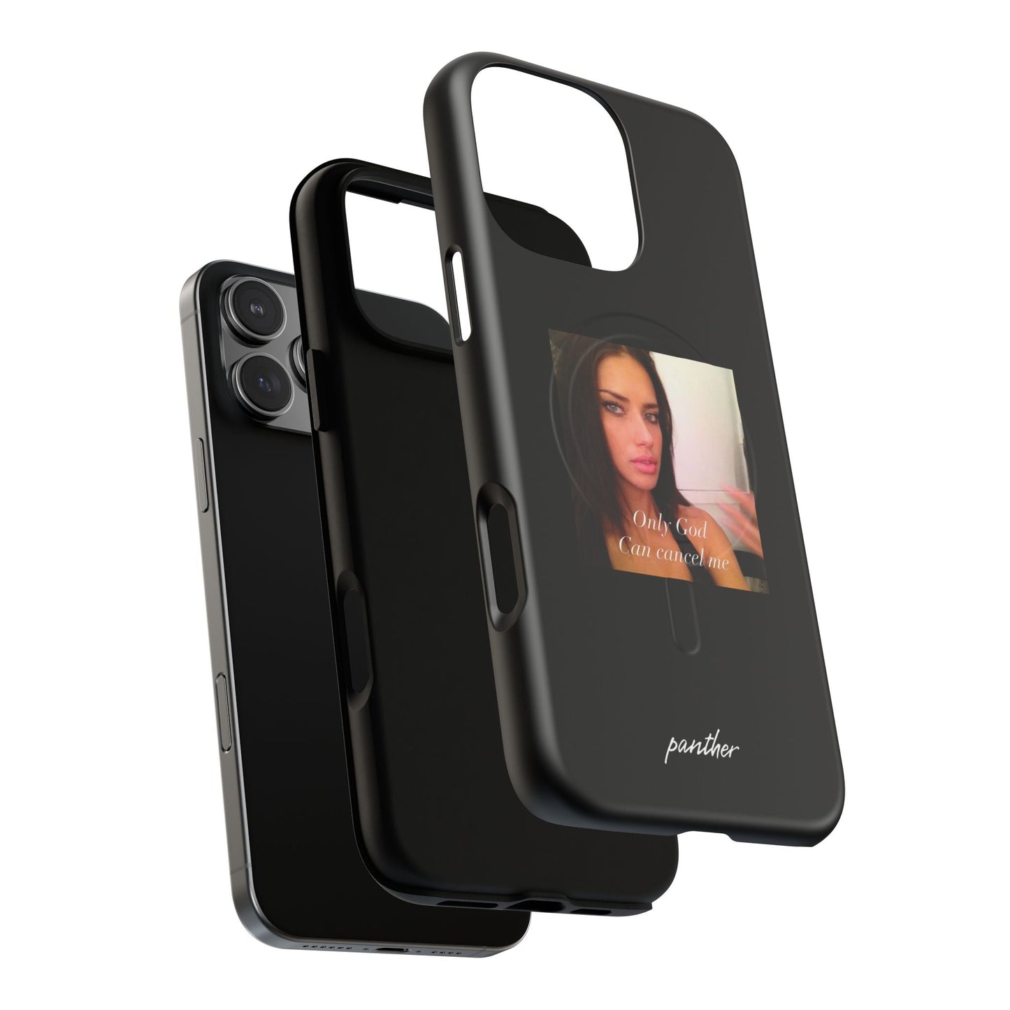 "Only God Can Cancel Me" (Black) (Magsafe)