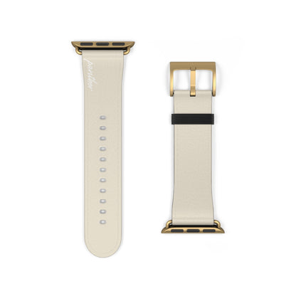 Beige AppleWatch Band.