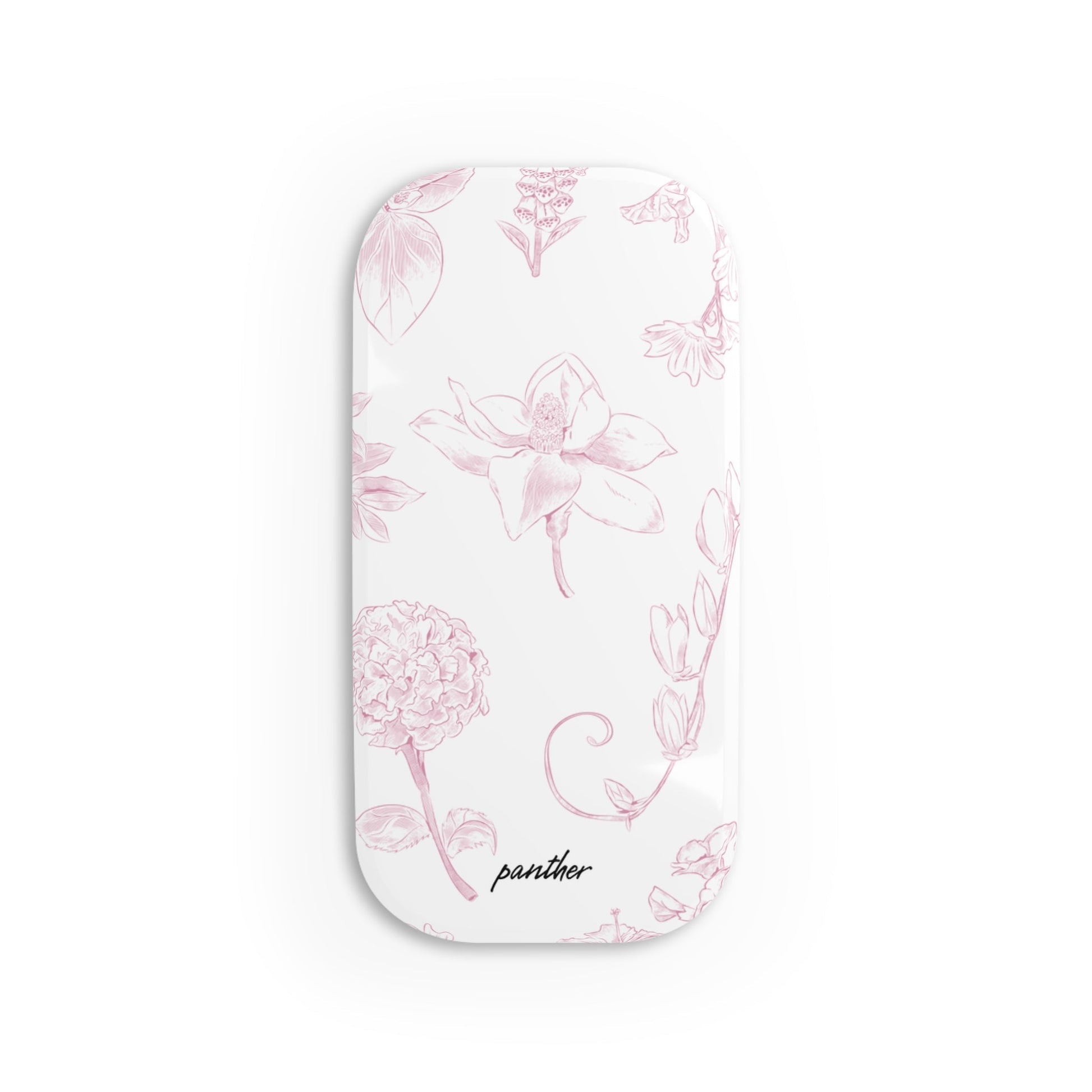 Blush Botanica Phone Click-On Grip.