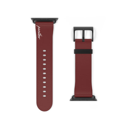 Burgundy AppleWatch Band.