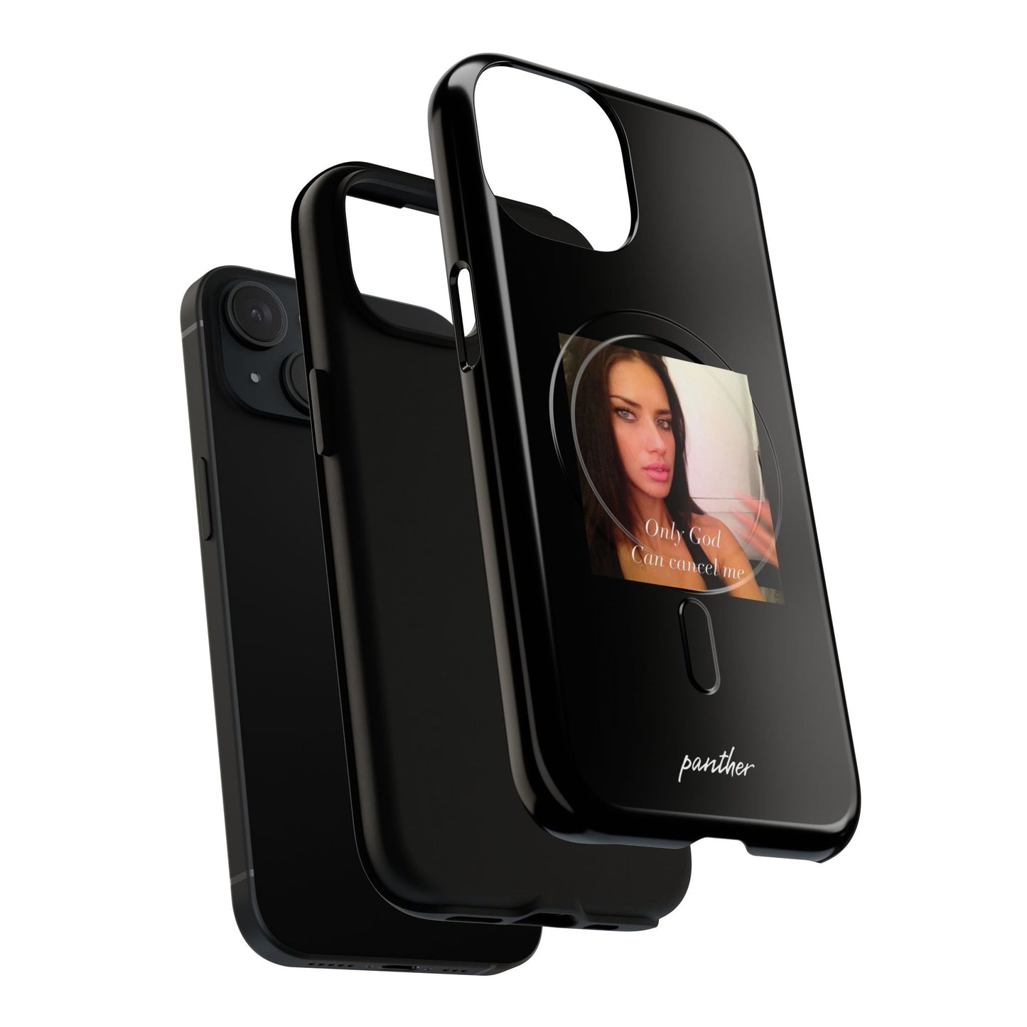 "Only God Can Cancel Me" (Black) (Magsafe)