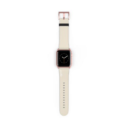 Beige AppleWatch Band.