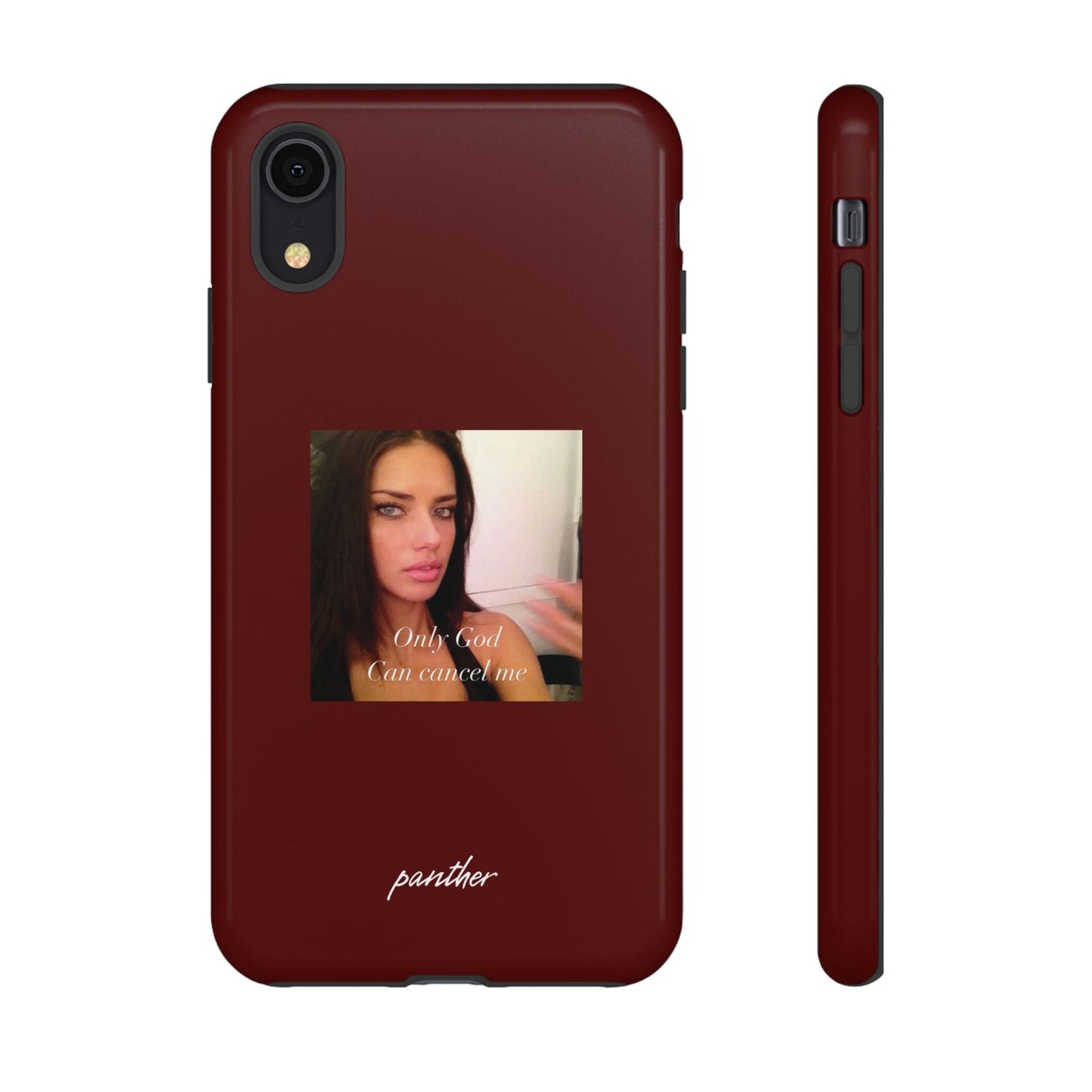 "Only God Can Cancel Me" (Red).