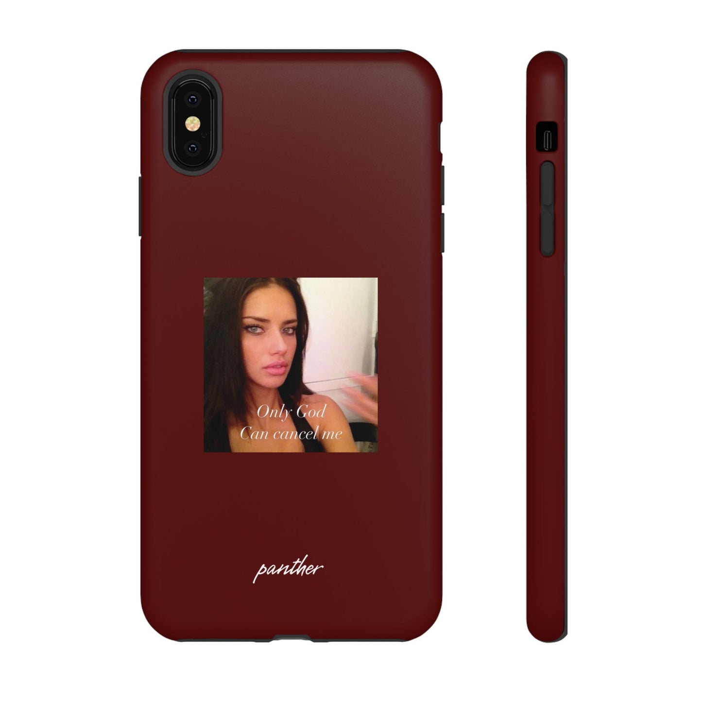 "Only God Can Cancel Me" (Red).