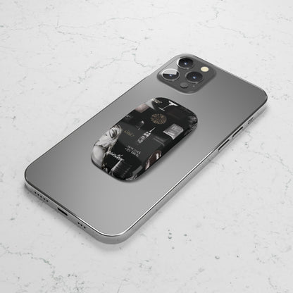 NYC Glam Nights Phone Click-On Grip (Black).