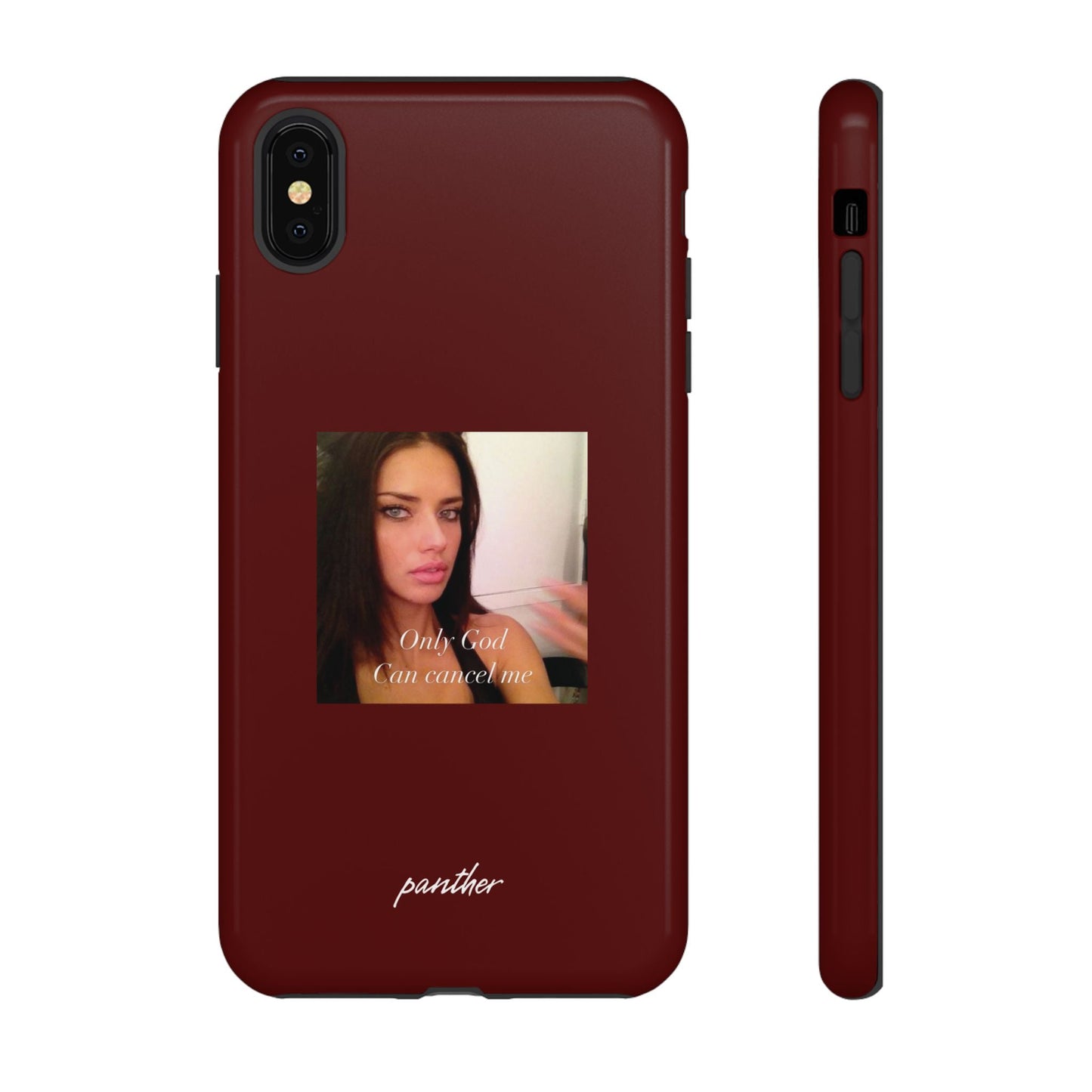 "Only God Can Cancel Me" (Red).