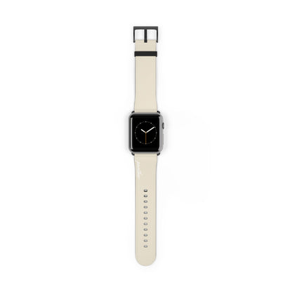 Beige AppleWatch Band.