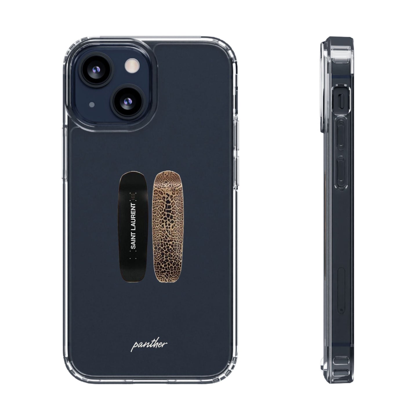 Panther Skateboard Clear Case.