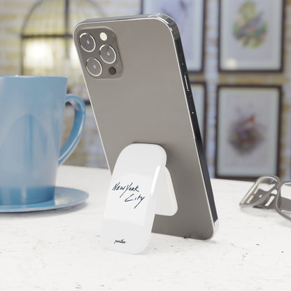 NYC (Navy Blue) Phone Click-On Grip.