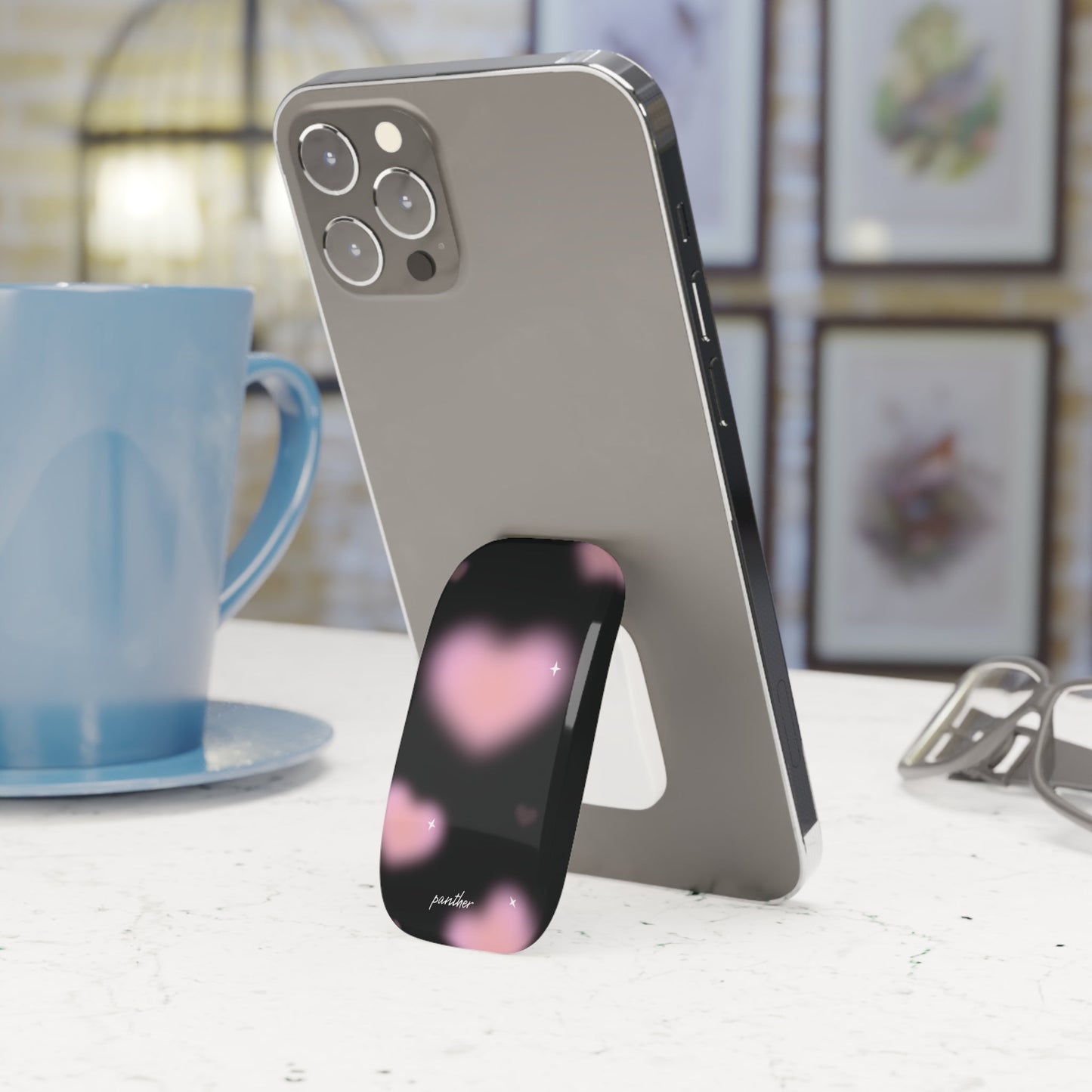 Hearts V2 Phone Click-On Grip.