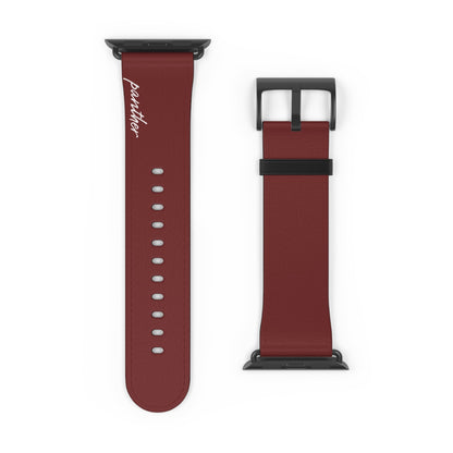 Burgundy AppleWatch Band.