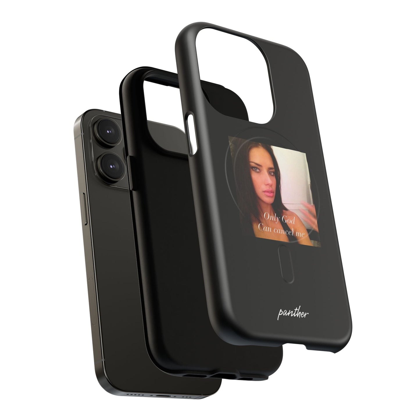 "Only God Can Cancel Me" (Black) (Magsafe)