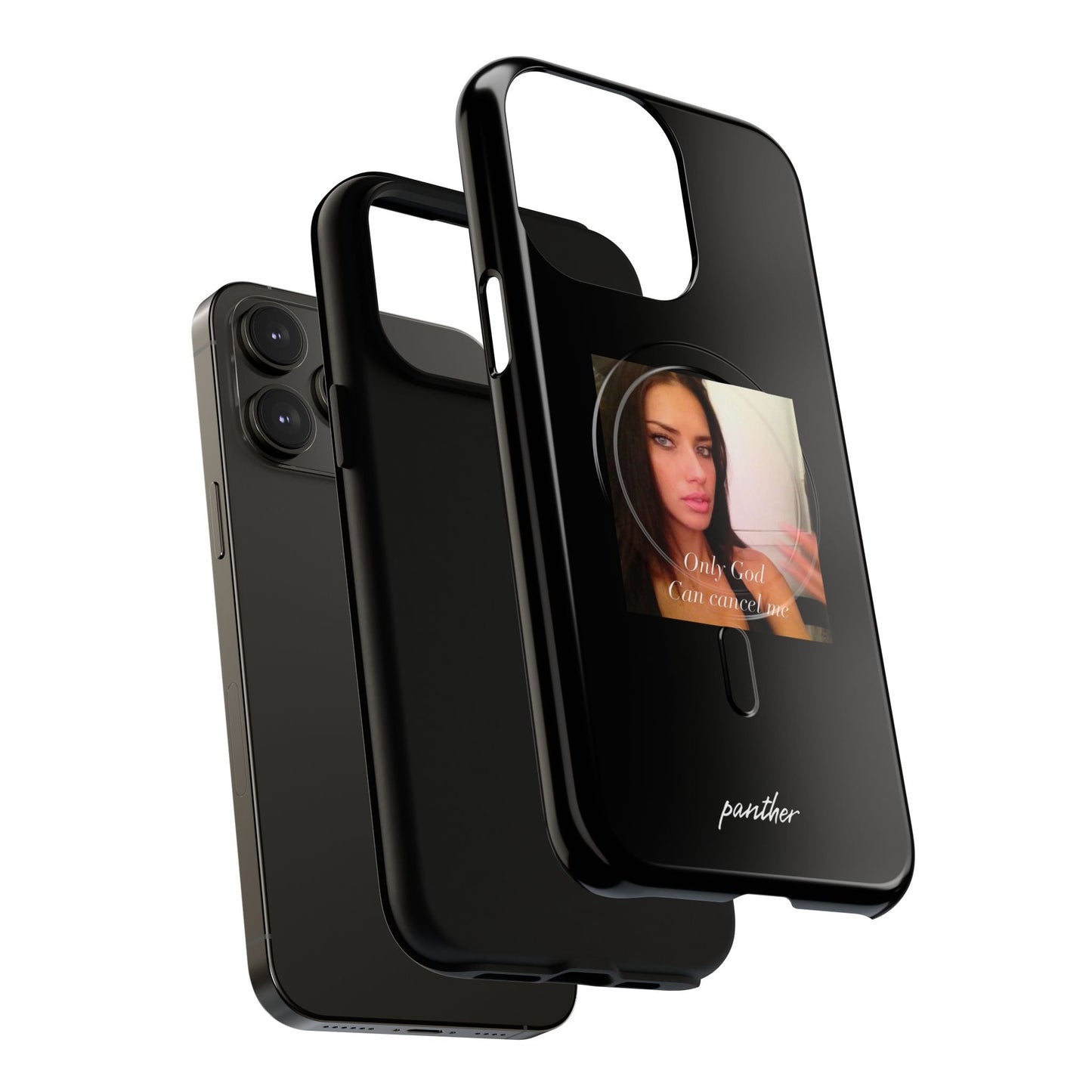 "Only God Can Cancel Me" (Black) (Magsafe)