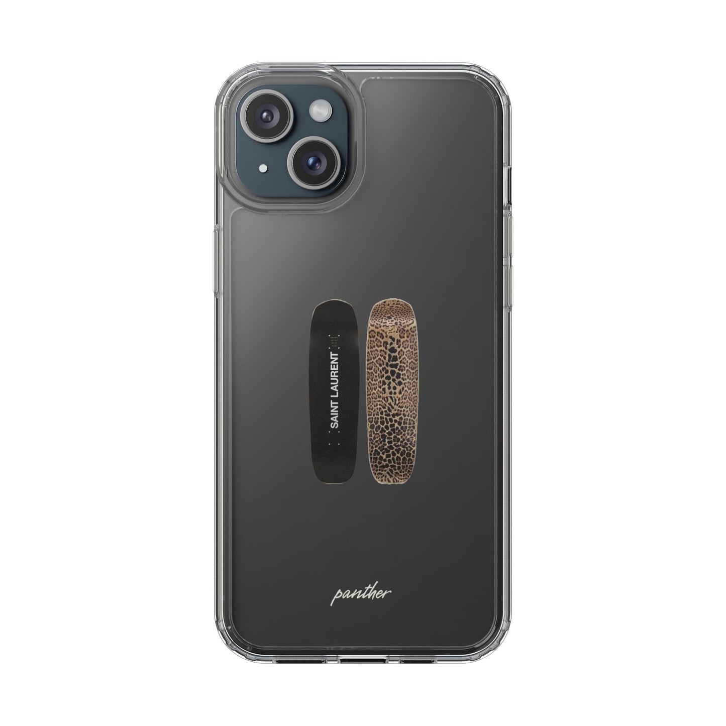Panther Skateboard Clear Case
