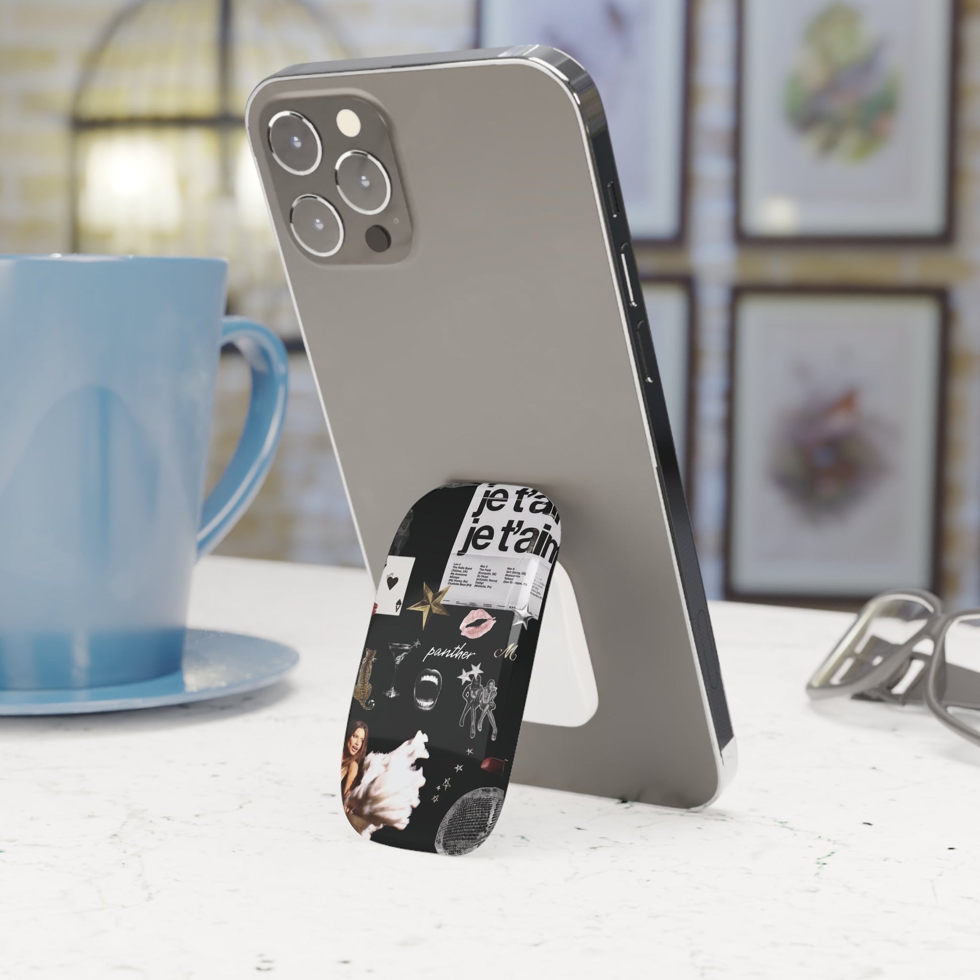 Runway Dreams Phone Click-On Grip (Black).