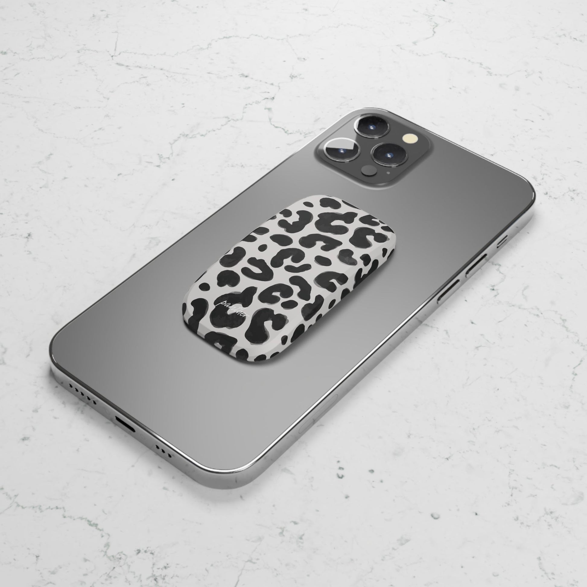 Noir Panther Phone Click-On Grip.