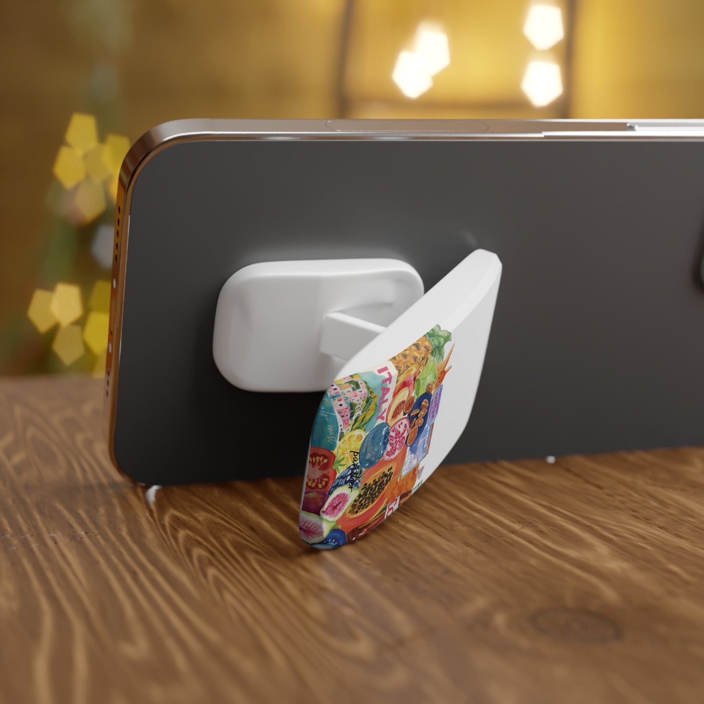 Mediterranean Fruit Bowl Phone Click-On Grip.