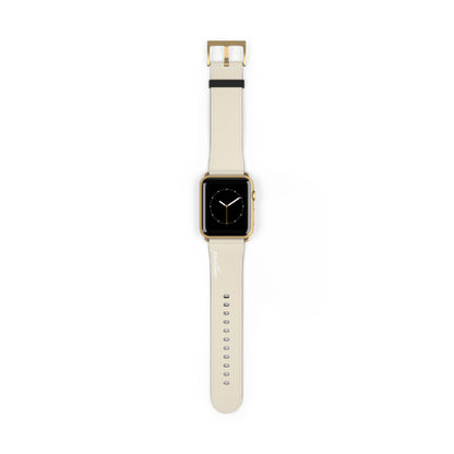 Beige AppleWatch Band.