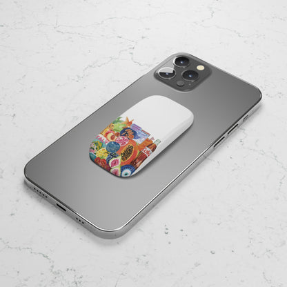 Mediterranean Fruit Bowl Phone Click-On Grip.