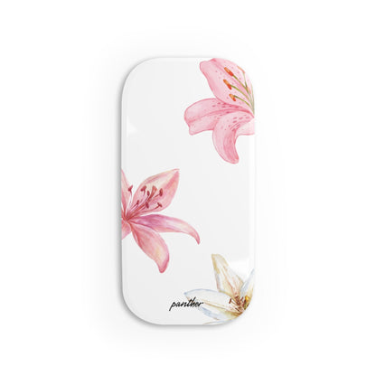 Blossom Grace (White) Phone Click-On Grip.