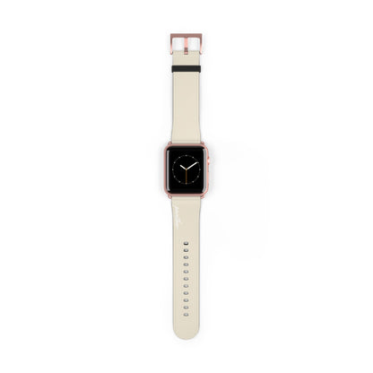 Beige AppleWatch Band.