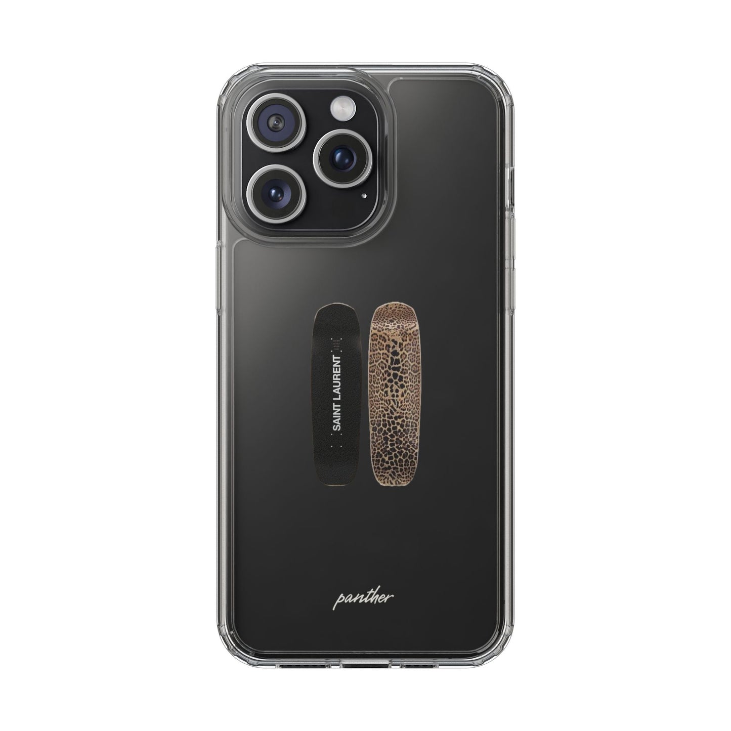 Panther Skateboard Clear Case.