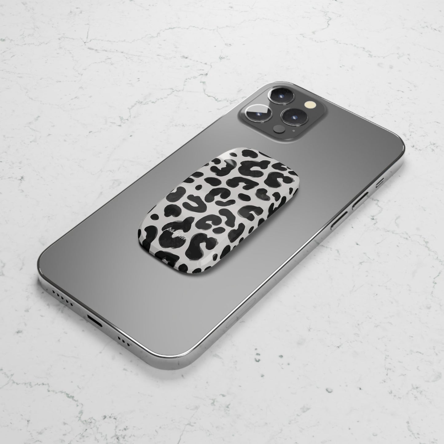 Noir Panther Phone Click-On Grip.