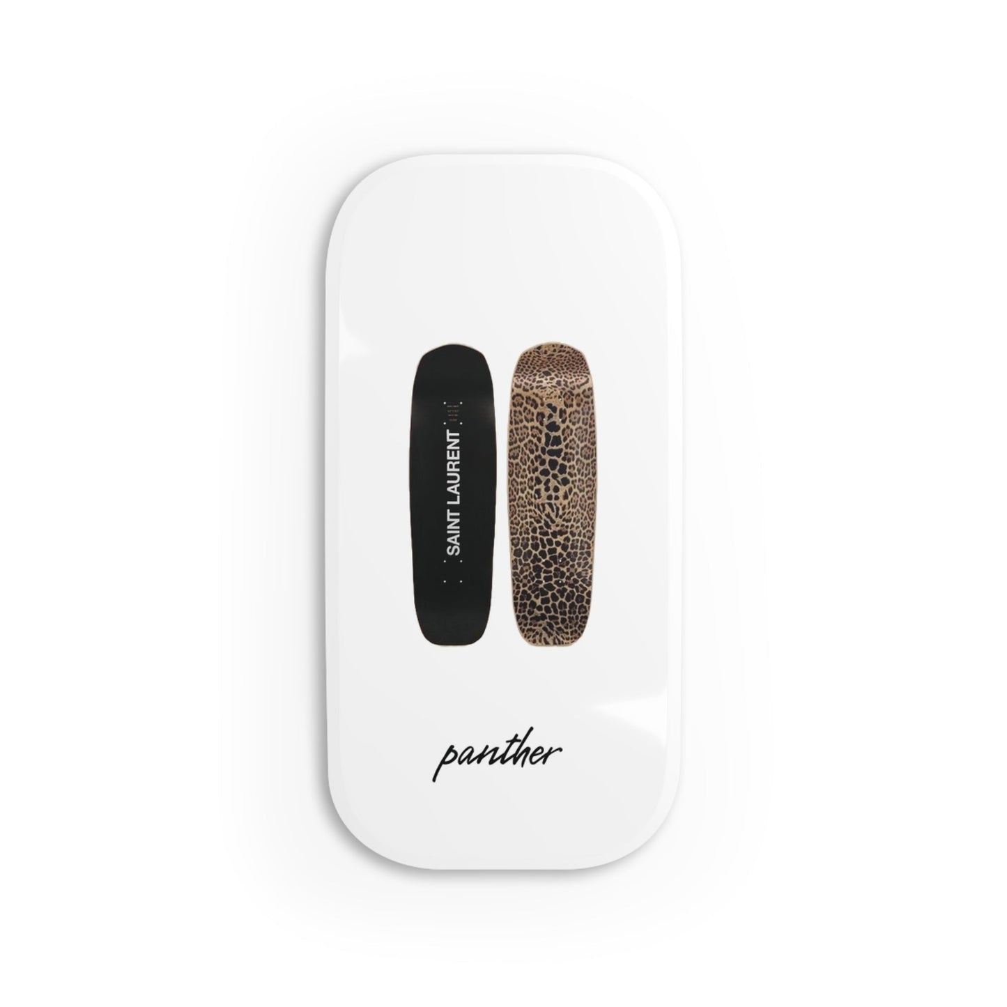 Panther Skateboards Phone Click-On Grip (White).