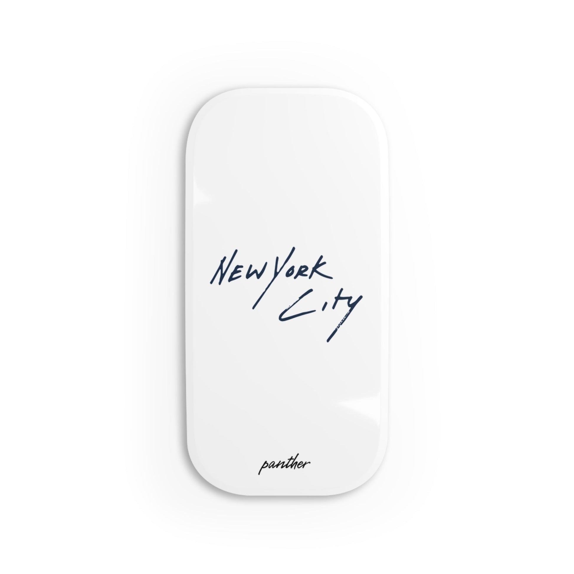 NYC (Navy Blue) Phone Click-On Grip.