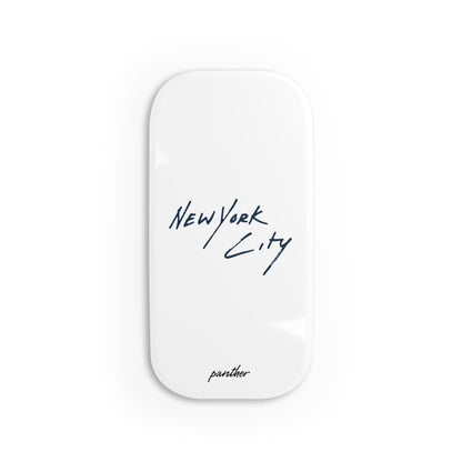 NYC (Navy Blue) Phone Click-On Grip.