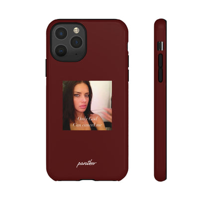 "Only God Can Cancel Me" (Red).