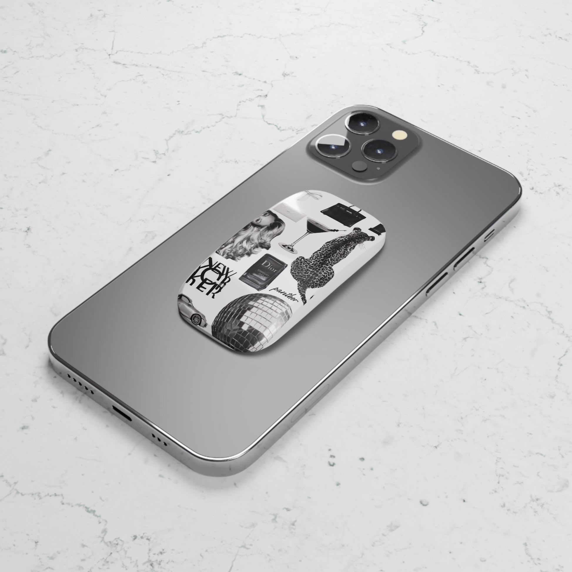 Glamour New York Bling Phone Click-On Grip.