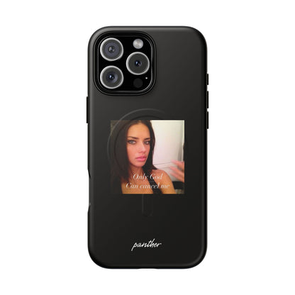 "Only God Can Cancel Me" (Black) (Magsafe).