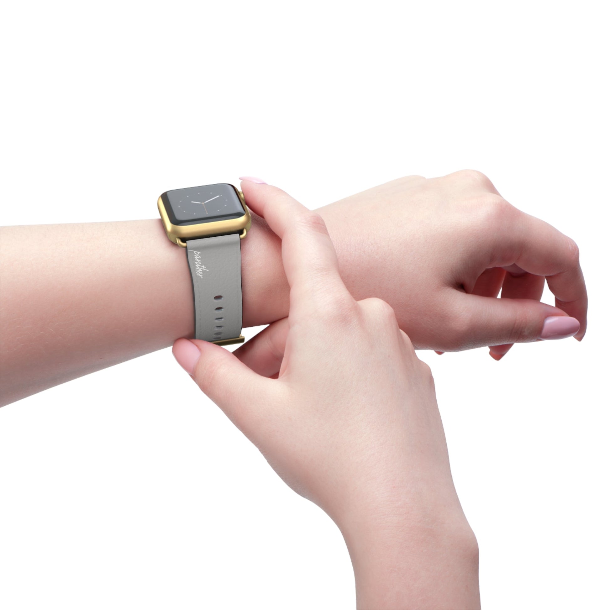 Grey AppleWatch Band.
