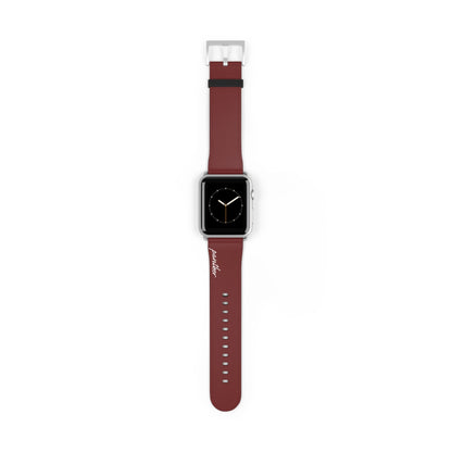 Burgundy AppleWatch Band.