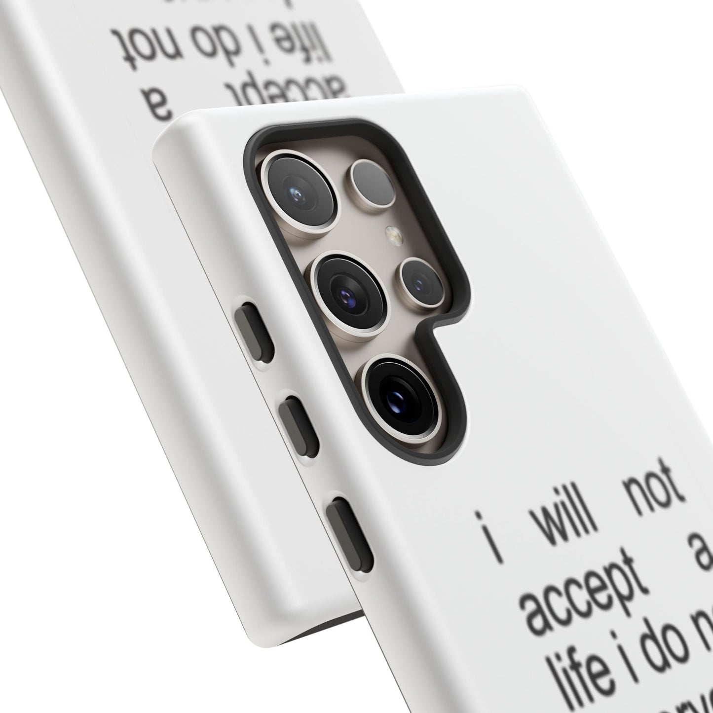 I Will Not Accept A Life I Do Not Deserve