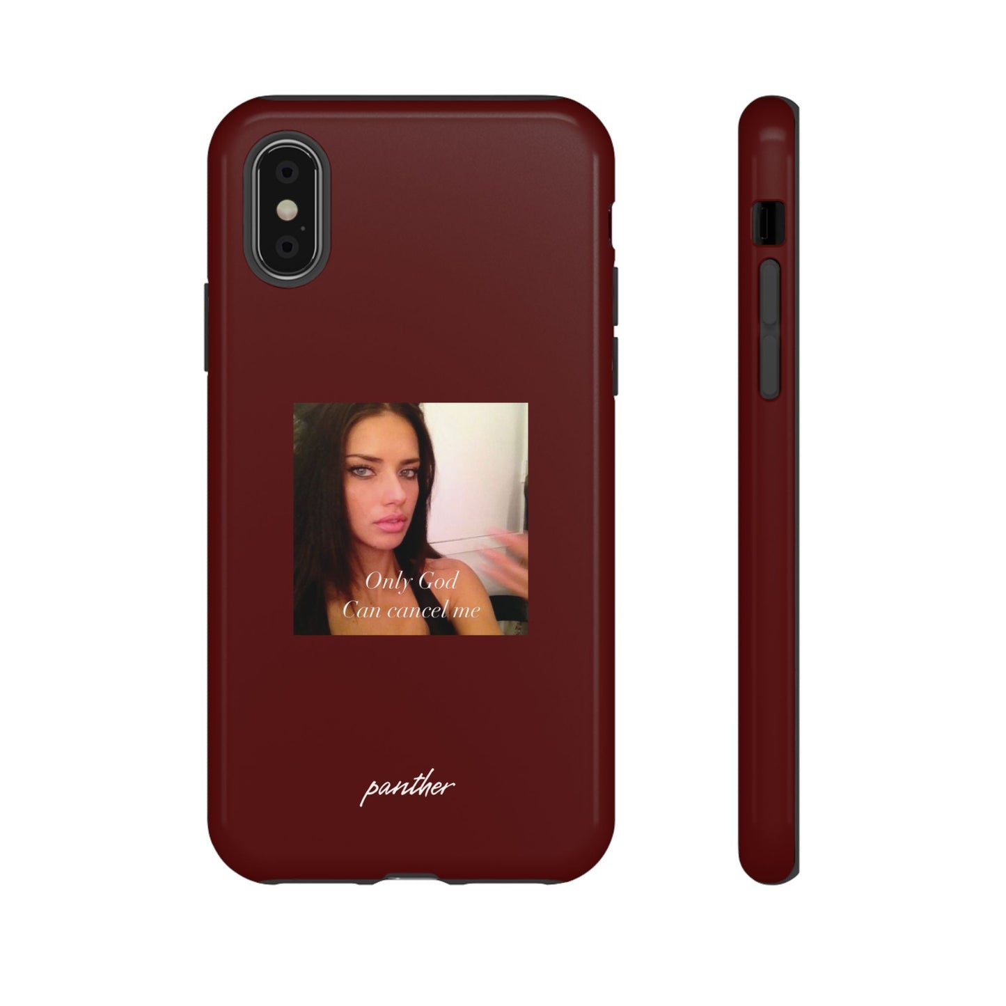 "Only God Can Cancel Me" (Red).