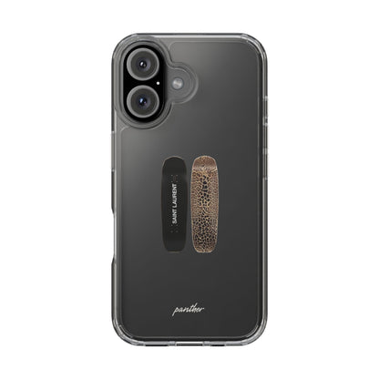 Panther Skateboard Clear Case