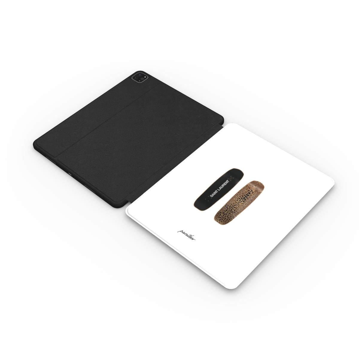 Panther Skateboards (White) Apple iPad Case.