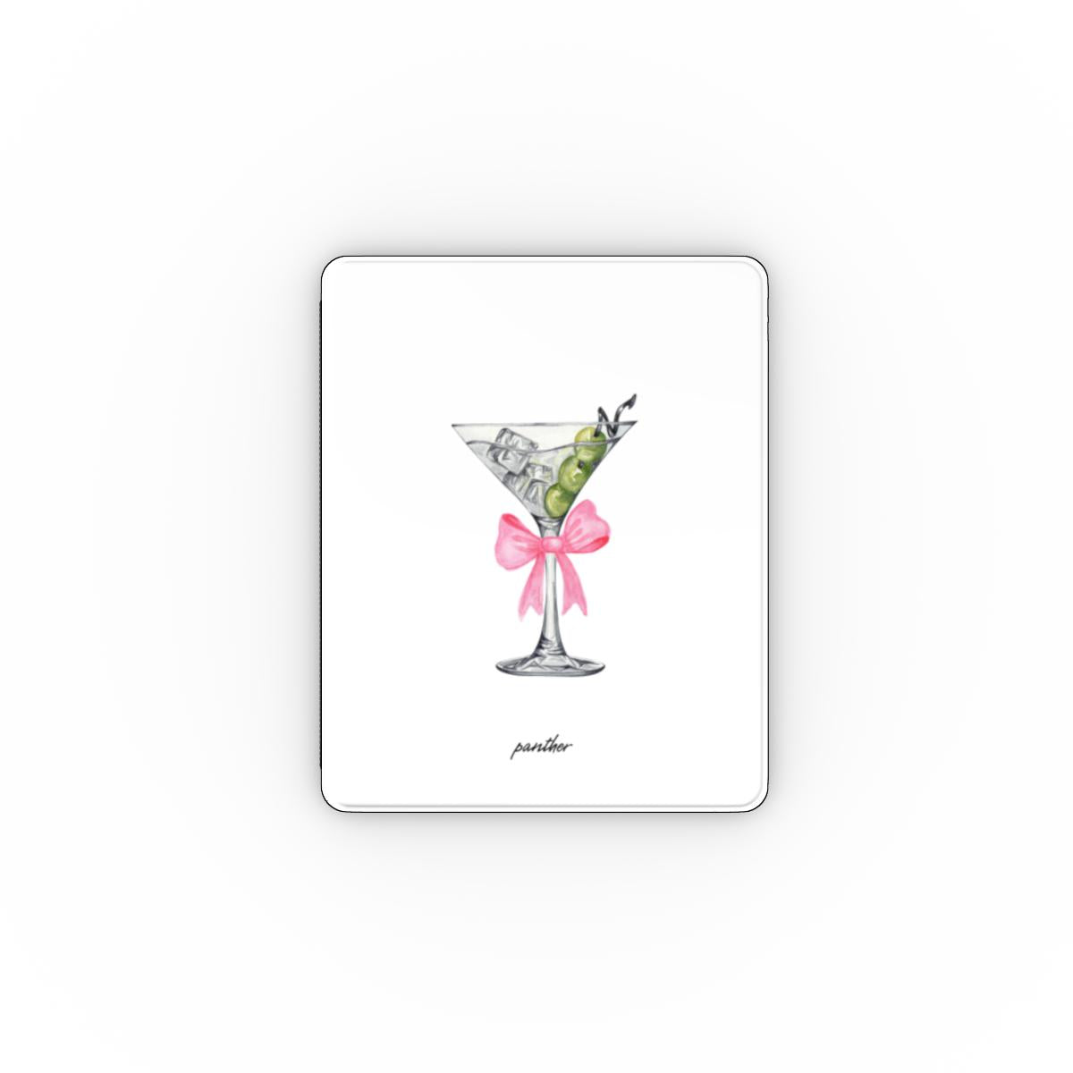 Coquette Martini Apple iPad Case.