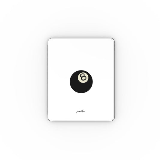 8 Ball (White) Apple iPad Case.