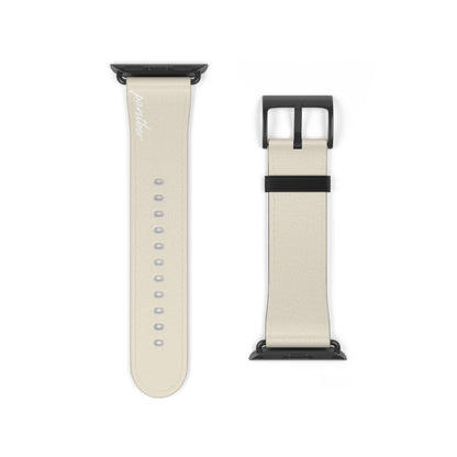 Beige AppleWatch Band.
