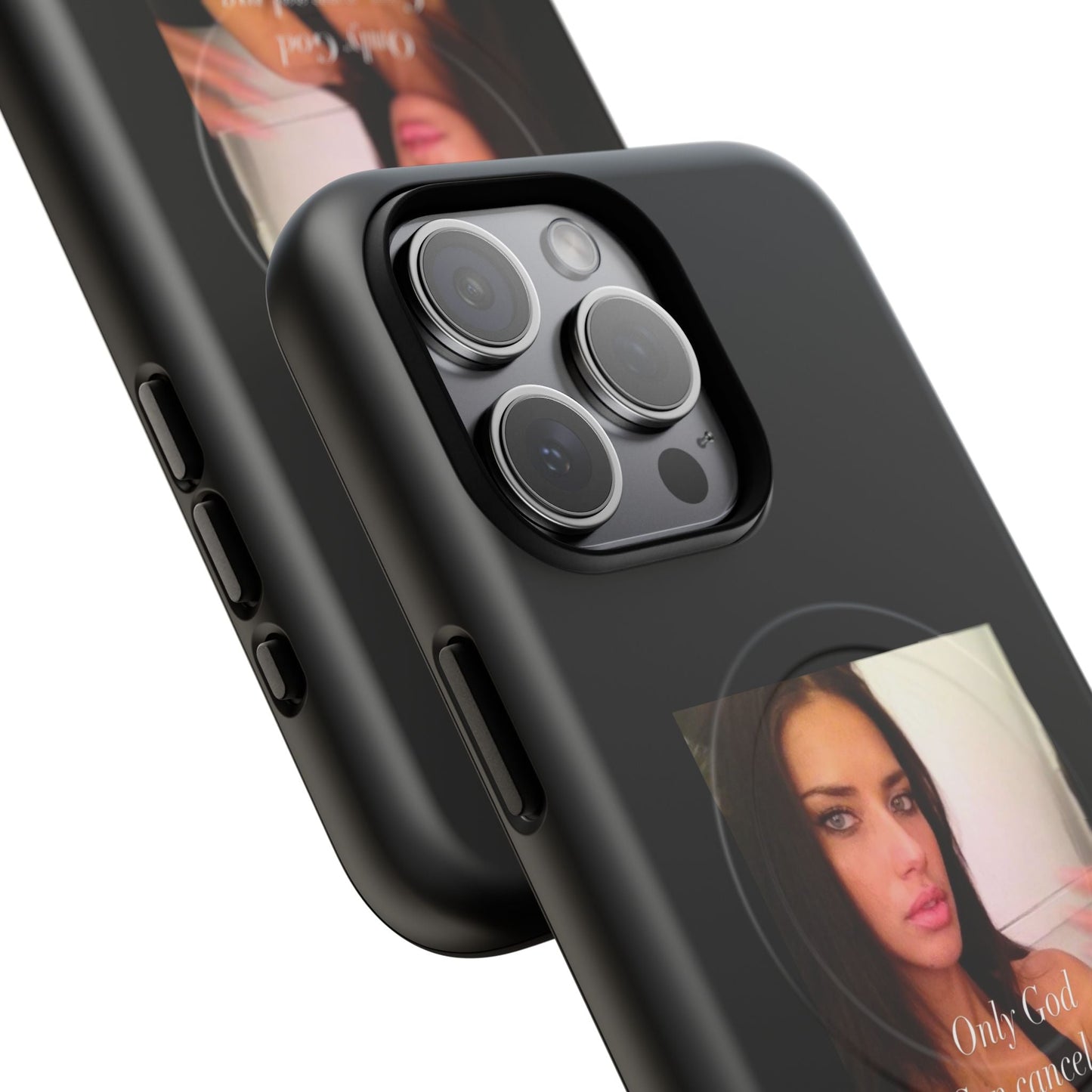 "Only God Can Cancel Me" (Black) (Magsafe)